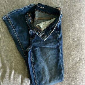 American Eagle size 4 short high rise artist flare jeans